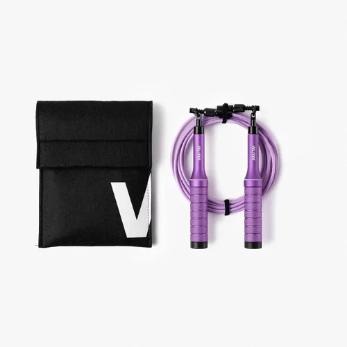 Miniatura 10 de Velites - Cuerda de saltar Earth 2.0 - Cuerda oficial de juegos CrossFit - Cuerda de velocidad profesional de aluminio para doble bajo, fitness