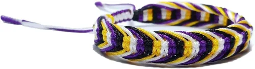 Miniatura 2 de LAMIBEE Pulsera tibetana con diseño de pansexualidad bisexual LGBT Proud Love Brazaletes de cuerda de amuleto y bohemio para mujeres y hombres