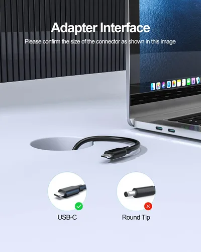 Miniatura 5 de PD - Cargador rápido USB C de 65 W para portátil LG Gram 14 15 16 17 Series 14Z90Q 15Z90Q 16T90P 16Z90P 16T90Q 17Z90P 17Z95P 17Z90Q 17Z90R 17Z90S