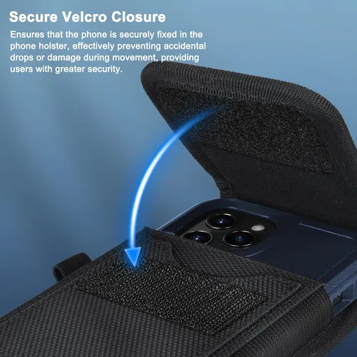 Miniatura 5 de ykooe Funda para teléfono celular compatible con iPhone 17 Pro Max, Samsung Galaxy S25/S24/S23/S22/S21/S20 Ultra, Pixel 8/7 Pro, clip para cinturón