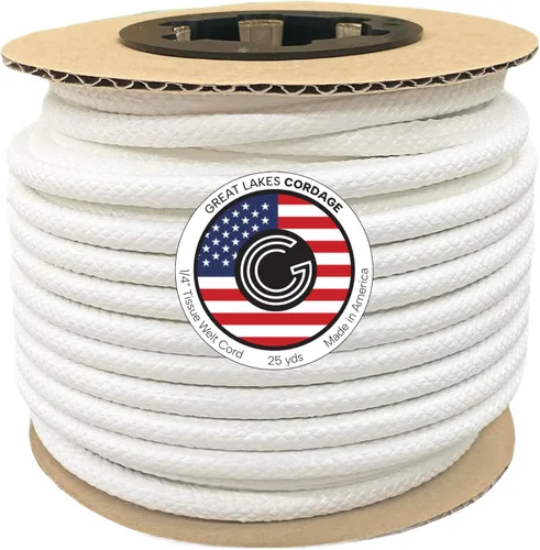 Miniatura 9 de Cable de soldadura para tapicería de tejido de 6/32", cable enrollado, semifirme - 50 yardas