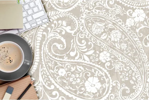 Miniatura 3 de RoomMates RMK11580RL - Papel pintado de cachemira beige