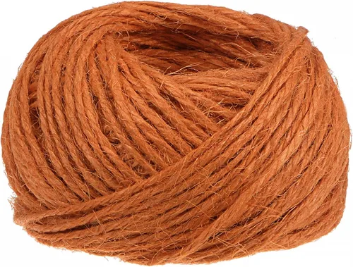 Miniatura 9 de uxcell 2 rollos de cuerda de yute natural de 0.039 pulgadas, 82 pies, 3 capas de cuerda de yute para artes y manualidades, adornos de regalo, cordel