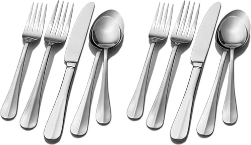 Miniatura 13 de Juego de cubiertos de acero inoxidable Pfaltzgraff Everyday, 20 piezas, Plateado