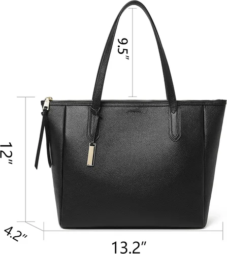 Miniatura 4 de DORIS&JACKY Leather Tote Bag Handbag For Women