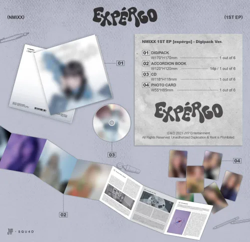 Miniatura 2 de NMIXX - expérgo [Digipack Ver.] Album (6 ver. SET)