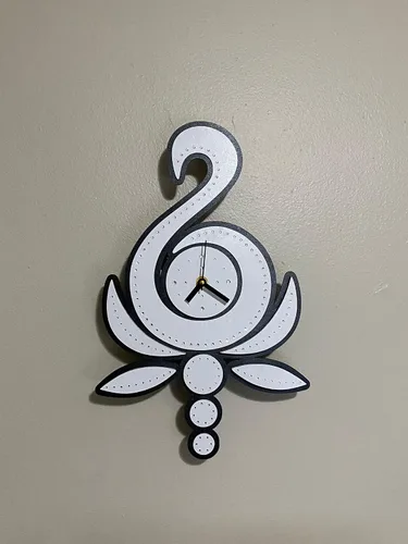 Miniatura 5 de Oliva's Art Design Reloj de pared LED Swan