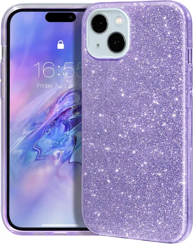 Miniatura 56 de MATEPROX - Funda compatible con iPhone Air de 6.5' [2025], carcasa protectora de 3 capas con purpurina brillante y tendencia, anti-arañazos y a