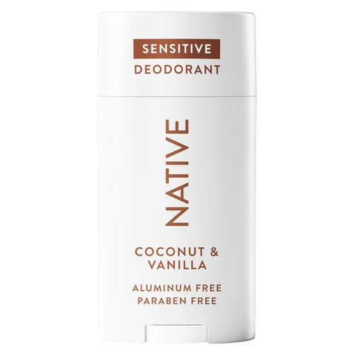 Native El desodorante Sensitive contiene ingredientes derivados de forma natural, control de olores de 72 horas, desodorante para mujeres y hombres,
