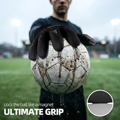 Miniatura 2 de Guantes de portero profesionales WVVOU para adultos y jóvenes, guantes de portero de fútbol transpirables, guantes de portero de fútbol de alto