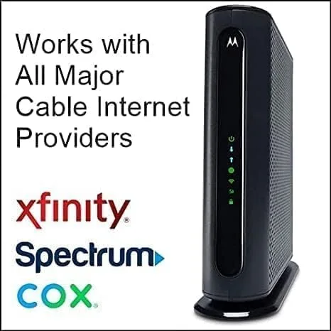 Miniatura 6 de MOTOROLA MG7550 16x4 Cable módem Plus AC1900 Router Gigabit Wi-Fi de doble banda con potenciador de potencia, 686 Mbps DOCSIS 3.0 - Certificado por