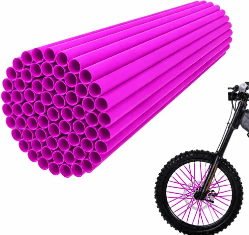 Miniatura 8 de JFG RACING protectores de plástico para radios de bicicleta o motocicleta, Negro