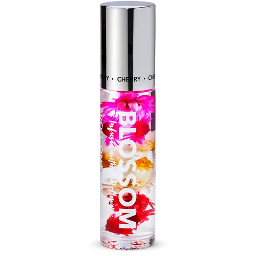Blossom Brillo Labial Roll on, Aceite Labial Hidratante Transparente Perfumado de Alto Brillo, No Pegajoso, Infundido con Flores Reales, Hecho en