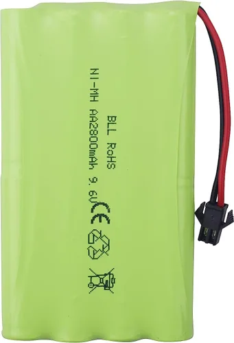 Miniatura 7 de Batería recargable AA de 9.6 V 2800 mAh con enchufe SM-2P con cable de carga USB para juguetes RC coches, camiones, tanques, vehículos