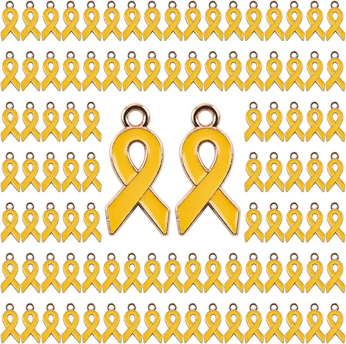 Miniatura 8 de WANDIC Colgantes de cinta, violencia doméstica, lupus, alzheimer, concientización sobre el cáncer de páncreas de aleación para la fabricación