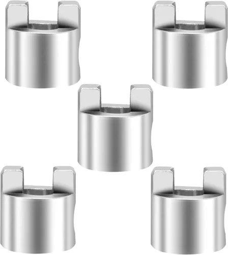 Miniatura 4 de ShareGoo - Paquete de 6 conectores de latón a control remoto para perros, horquilla de remo de 0.125 in/0.157 in/0.197 in/0.250 in para accesorios