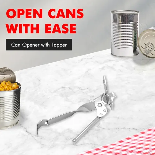 Miniatura 2 de Chef Craft Select - Abrelatas con tapper, 6.5 pulgadas de largo, niquelado