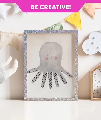 Miniatura 7 de LEVAKA - Aditivo de pintura con purpurina para paredes, purpurina holográfica plateada para pintar paredes, añade a la pintura interior o exterior