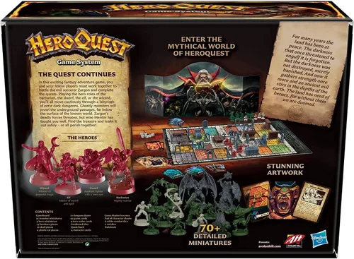 Miniatura 3 de Hasbro Gaming Avalon Hill HeroQuest Sistema de Juego de Mesa de Tablero, Juego de Aventura Inmersivo de Rastreo de Mazmorras de Fantasía para Edades
