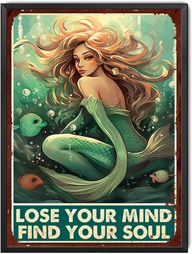 Miniatura 16 de Cartel de hojalata con texto en inglés «Lose Your Mind Find Your Soul Mushrooms Hunters», póster artístico de 8.00 x 12.00 pulgadas