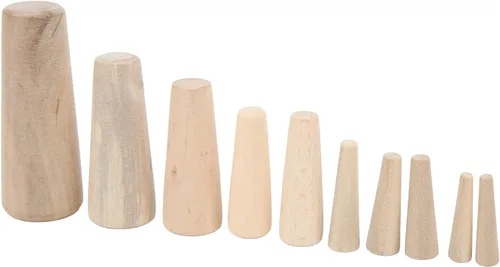 Enchufe de madera cónico de emergencia con casco, 10 tapones cónicos para evitar el drenaje de barco, kit de tapones de drenaje para barcos, yates,