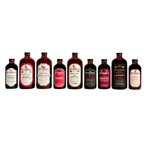 Miniatura 7 de Bittermilk Single Serve No.1 Bourbon Barrel Aged Old Fashioned Mix - Kit de moda antigua - Juego de amargos de cóctel - Mini mezcladores de cóctel