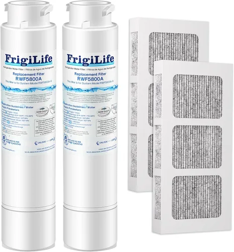 Miniatura 12 de RWF5800A Filtro de agua para refrigerador de repuesto para Frigidaire EPTWFU01 EWF02 Pure Source Ultra II, PureSource Ultra 2, SCWFTCTO, GP006