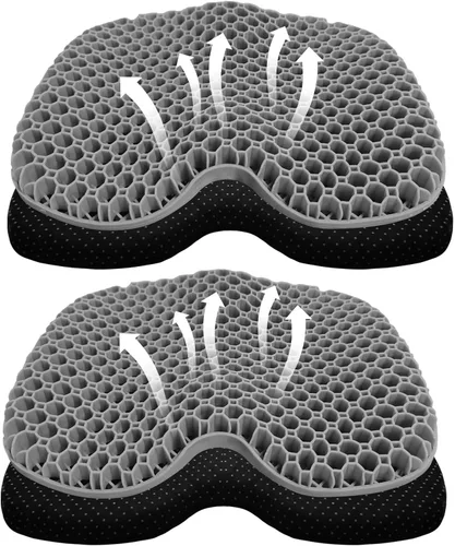 Miniatura 13 de Cojín de asiento de kayak, asiento de kayak de gel grueso antideslizante impermeable, almohadilla de goma portátil para remo de canoa para estadio