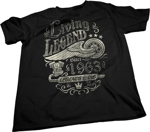 Miniatura 4 de Camisa de regalo de cumpleaños número 60 para hombre, leyenda viva 1963 Legends Never Die, regalo de cumpleaños 60