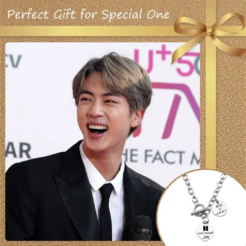 Miniatura 3 de ARETIS Kpop Bangtan - Collar para niños Be the best J-HOPE JIMIN JIN JK RM SUGA V Collar Bangtan Boys Lover Jewelry Gift for Bangtan Boys Fans