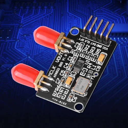 Miniatura 6 de Hilitand Módulo generador AD9833 DDS 0 MHz a 12,5 MHz/triángulo/potencia sinusoidal 2.3V a 5.5V