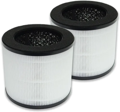 PUREBURG Filtros de repuesto AF1 compatibles con purificadores de aire BLACK+DECKER BAPT01 y BAPT02, paquete de 2 unidades H13 HEPA de 3 etapas de