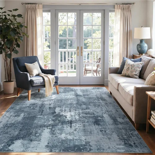 Miniatura 40 de Alfombra de pasillo lavable de 2 x 6 pies, antideslizante, de pelo bajo, alfombra de área de cocina, alfombra suave y larga para entrada, alfombra