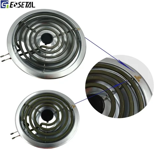 Miniatura 3 de MP21YA - Kit de repuesto para quemador eléctrico con 4 bandejas de goteo W10290350 W10290353 compatible con Whirpool Electric Range Stove Top