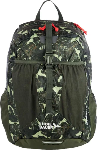 Miniatura 11 de Eddie Bauer Stowaway Mochila Empacable Viaje Exterior Ligera Plegable Duradera Poliéster Ripstop 30L - Cereza Negra