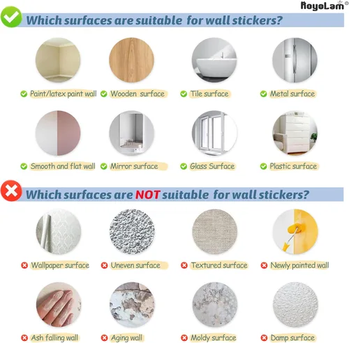 Miniatura 6 de Calcomanías de pared de panda de dibujos animados, calcomanías de pared de animales para niños, removibles, despegar y pegar, arte de pared