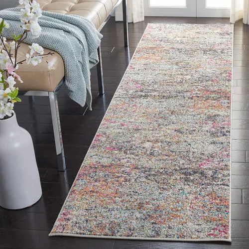 Miniatura 28 de SAFAVIEH Colección Madison - Alfombra de acento 2'2" x 4', negro y dorado, diseño abstracto moderno, no desprende pelusa y fácil cuidado, ideal
