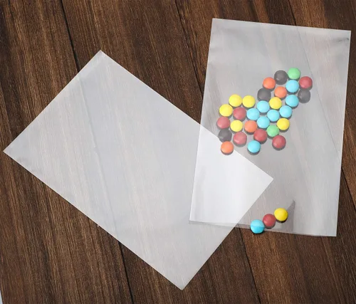 Miniatura 5 de 50 piezas de bolsas de celofán transparentes planas de 12" x 16" (A:30.5XL:40.6cm), bolsas de polietileno para dulces de 2.8 mils para envolver
