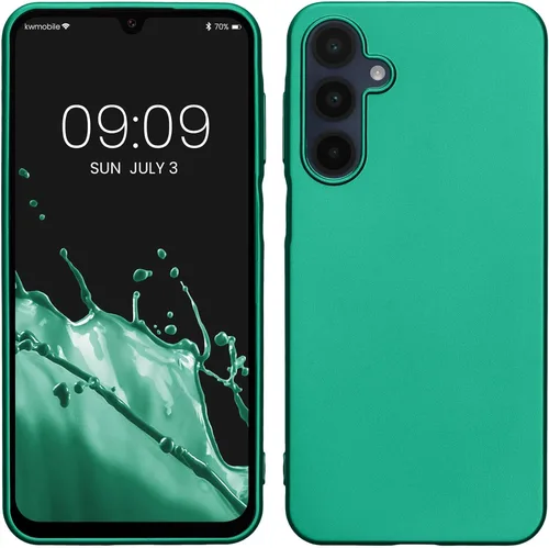 Miniatura 106 de kwmobile Funda compatible con Samsung Galaxy A23 4G / 5G - Funda de silicona TPU metálica suave y delgada - Rojo oscuro metálico