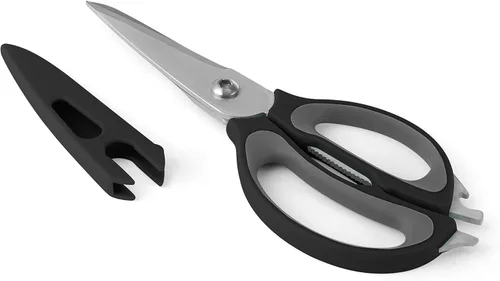 Miniatura 2 de Farberware Tijeras de cocina 4 en 1, 2 piezas, negro y gris