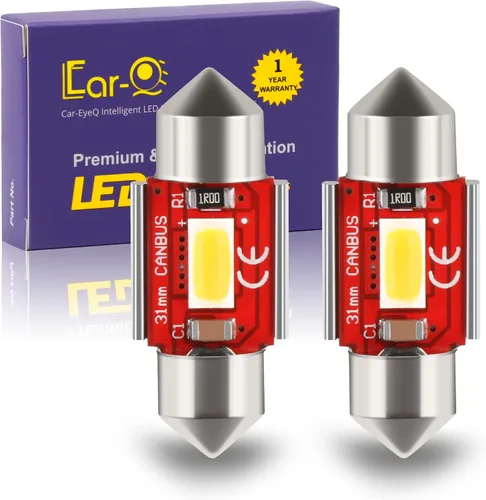 Focos LED Festoon DE3175 DE3021 de 1.220 in, mapa interior, cúpula, maletero, luces de lectura, blanco de 6000 K, DE3022 3022 3021, 480 lúmenes,