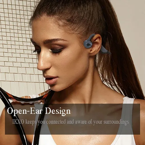 Miniatura 2 de Auriculares de conducción ósea para natación, reproductor de MP3 impermeable, auriculares inalámbricos de oído abierto, auriculares deportivos de 16