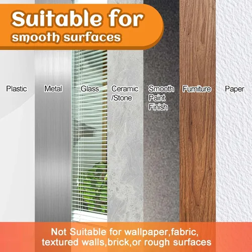 Miniatura 6 de 100 tiras transparentes para colgar cuadros, adhesivo invisible de repuesto para póster, resistente para colgar en la pared, sin daños, cinta