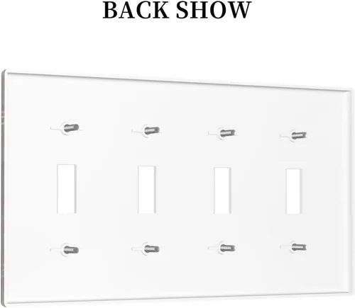 Miniatura 1177 de Placa Decorativa de Pared de Granja Rústica con Cuerno de Madera para Puerta de Granero 1 Banda Duplex Cubiertas de Toma Eléctrica Soltera