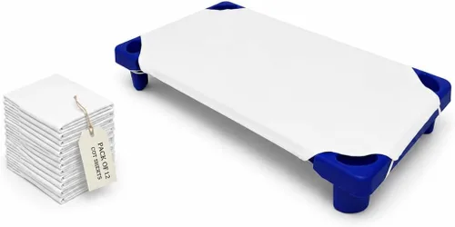 Miniatura 33 de Sábanas para cuna para niños pequeños y preescolares – Sábana para cuna/preescolar – Bucles elásticos en las esquinas – Sábana bajera para cuna