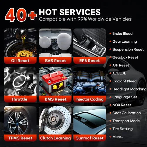 Miniatura 7 de Autel MaxiPRO MP900TS Escáner Actualización de MS906 PRO MS906TS MP900BT MK900-TS Herramienta de Programación y Diagnóstico de TPMS Igual que MS906