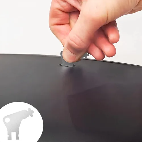 Miniatura 3 de 24 unidades de llaves dispensadoras de toallas de papel, llave universal de repuesto compatible con dispensadores de papel higiénico y papel