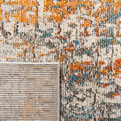 Miniatura 71 de SAFAVIEH Colección Madison - Alfombra de acento 2'2" x 4', negro y dorado, diseño abstracto moderno, no desprende pelusa y fácil cuidado, ideal