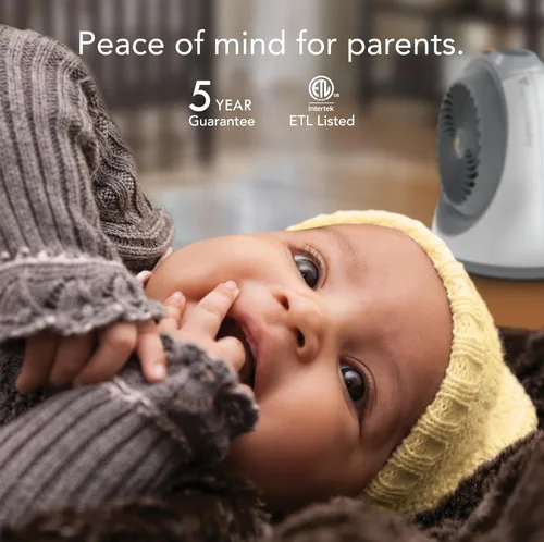 Miniatura 6 de Vornadobaby Tempa Calentador de Espacio para Guardería, Calentador de Espacio Eléctrico para Bebé con Controles de Bloqueo, Protección contra