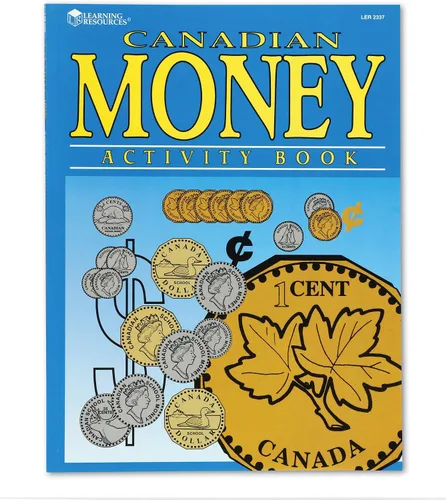 Miniatura 4 de Learning Resources Kit de dinero de aula canadiense, dinero falso para aprender, billetes de dólar, dinero de utilería, monedas de juego